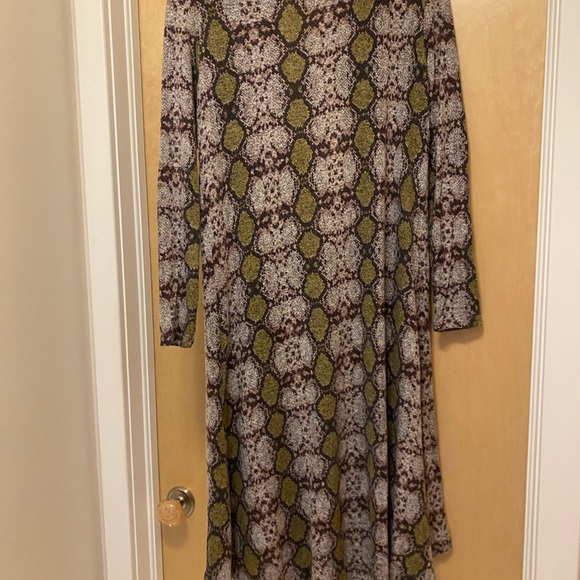 NWT Anthropologie Oliver by Escio sweater duster snake print - Picture 7 of 7